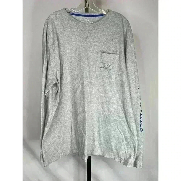 Vinyard Vines Men's Long Sleeve Logo T-Shirt Size 2XL - Picture 1 of 6